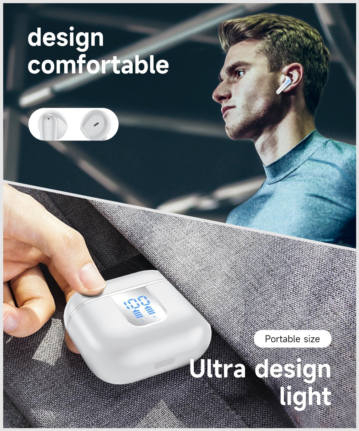 Mosyxe AI Translation Earbuds Real Time 144 Languages 42H Playtime Translator Ear Buds Audifonos Traductores Inglés Español Translating Earbuds Bluetooth Headphones for Travel Meeting Learning - Image 2