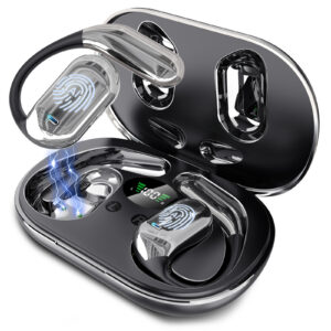 AI Translation Earbuds Real Time, 3-in-1 Translator Earbuds, 80H Playtime Translating Device, 144 Language Translator Earbuds for iPhone and Android, for Travel/Business/Meeting/Learning